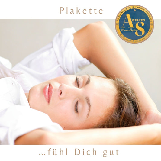 Plakette Entschleunigung & Tiefenentspannung